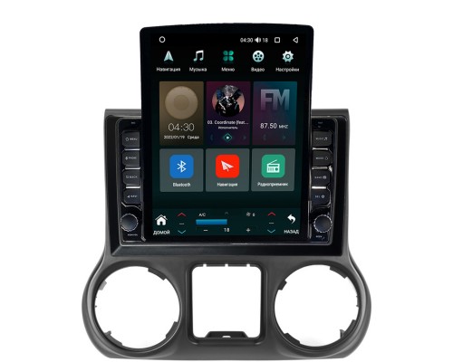 Jeep Wrangler III (JK) 2011-2018 Canbox H-Line 5612-10-7140 на Android 10 (4G-SIM, 4/64, DSP, QLed, Tesla)