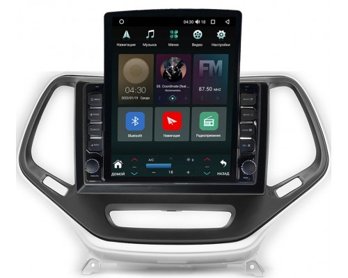 Jeep Cherokee V (KL) 2013-2021 Canbox M-Line 5610-10-811 на Android 10 (4G-SIM, 2/32, DSP, QLed, Tesla)