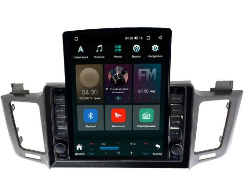Toyota RAV4 (CA40) 2013-2019 Canbox H-Line 5611-1060 (для авто без камеры)  на Android 10 (4G-SIM, 3/32, DSP, QLed, Tesla)