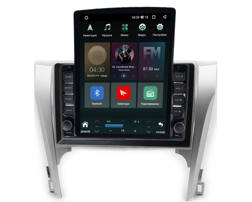 Toyota Camry V50 2011-2014 Canbox M-Line 5610-1003 на Android 10 (4G-SIM, 2/32, DSP, QLed, Tesla) (для авто с камерой, JBL)