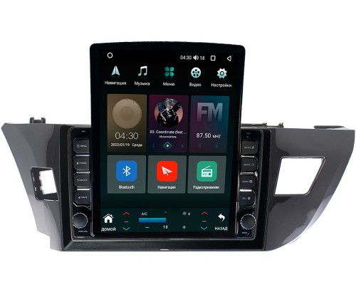 Toyota Corolla XI 2013-2015 Canbox H-Line 5611-1005 на Android 10 (4G-SIM, 3/32, DSP, QLed, Tesla) (для авто без камеры)