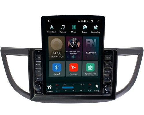 Honda CR-V IV 2012-2016 Canbox M-Line 5610-1012 на Android 10 (4G-SIM, 2/32, DSP, QLed, Tesla)