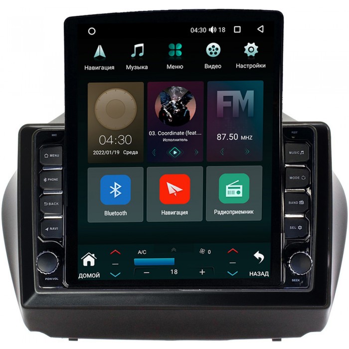 Штатная магнитола Hyundai ix35, Tucson II 2011-2015 Canbox H-Line 5612-1043 на Android 10 (4G-SIM, 4/64, DSP, QLed, Tesla) (для авто без камеры)