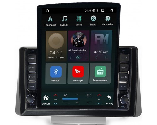 Mitsubishi Eclipse Cross 2017-2021 Canbox H-Line 5612-1080 на Android 10 (4G-SIM, 4/64, DSP, QLed, Tesla)