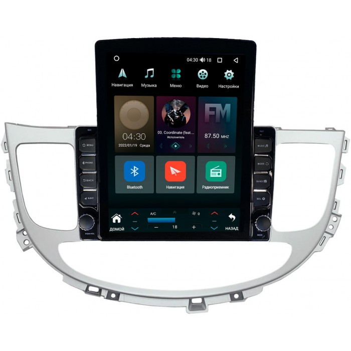 Штатная магнитола Hyundai Genesis (2008-2013) Canbox H-Line 5611-9-1074 на Android 10 (4G-SIM, 3/32, DSP, QLed, Tesla)