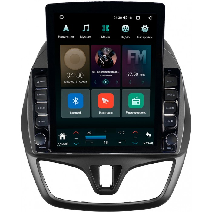 Штатная магнитола Chevrolet Spark IV 2015-2018 Canbox H-Line 5613-9-1235 на Android 10 (4G-SIM, 6/128, DSP, QLed, Tesla)