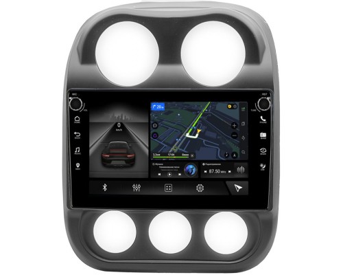 Jeep Compass I, Liberty (Patriot) 2011-2016 Canbox 7805-10-810 на Android 10 (4G-SIM, 2/32, DSP, QLed) С крутилками