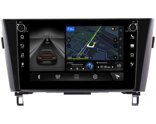 Nissan Qashqai II, X-Trail III (T32) 2015-2022 Canbox 7805-1077 (авто с NAVI) на Android 10 (4G-SIM, 2/32, DSP, QLed) С крутилками