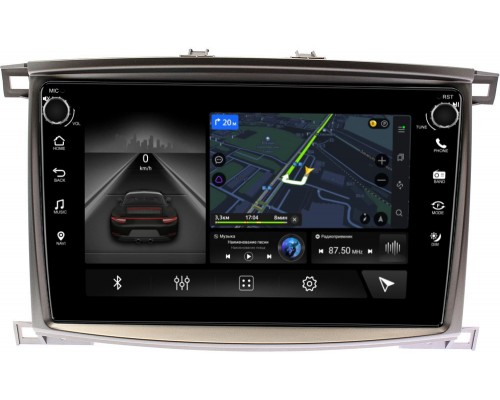 Lexus LX II 470 2003-2007 (для авто с монитором) Canbox 7805-10-1181 на Android 10 (4G-SIM, 2/32, DSP, QLed) С крутилками