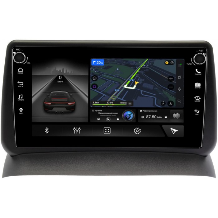 Штатная магнитола Canbox 7801-9-TO453N для Toyota Gaia, Ipsum 2001-2009 на Android 10 (4G-SIM, 2/32, DSP, IPS) С крутилками