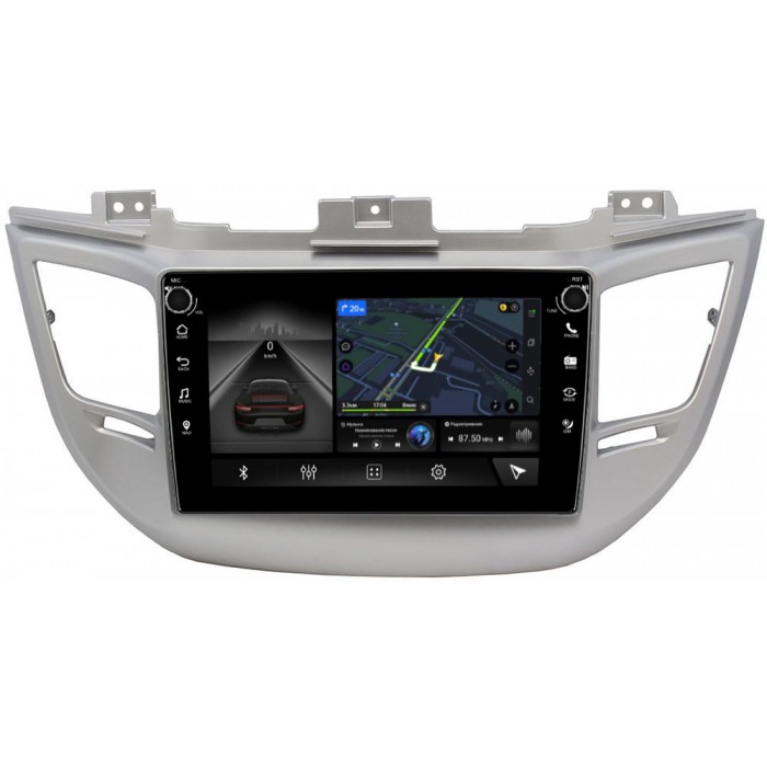 Штатная магнитола Hyundai Tucson III 2015-2018 Canbox 7803-9041 на Android 10 (4G-SIM, 4/64, DSP, IPS) С крутилками С оптическим выходом для авто без камеры