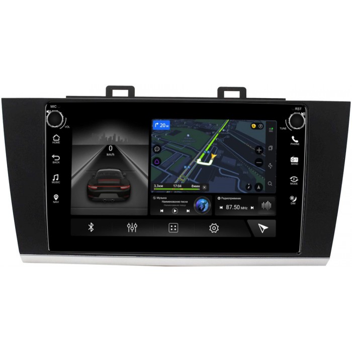 Штатная магнитола Canbox 7801-9192 для Subaru Legacy VI, Outback V 2014-2019 на Android 10 (4G-SIM, 2/32, DSP, IPS) С крутилками