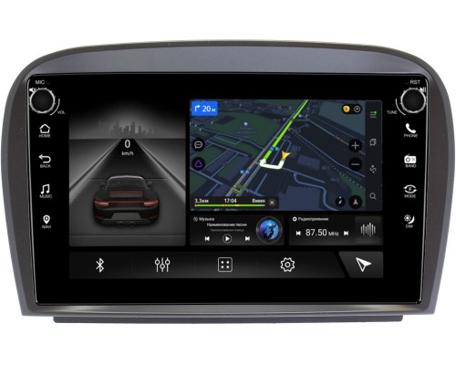 Mercedes SL-klasse V (R230) 2001-2011 Canbox 7801-9403 на Android 10 (4G-SIM, 2/32, DSP, IPS) С крутилками