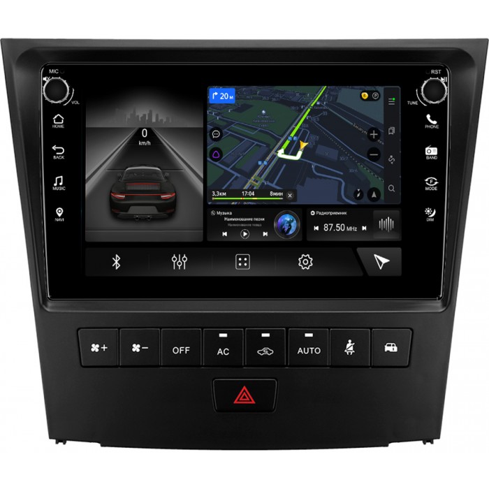 Штатная магнитола Lexus GS III 2004-2011 Canbox 7804-9-1366 Android 10 (4G-SIM, 6/128, DSP, IPS) С крутилками С оптическим выходом