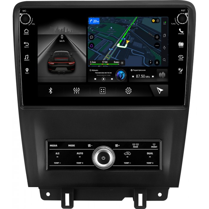 Штатная магнитола Ford Mustang V 2009-2014 Canbox H-Line 7828-10-6175 на Android 10 (4G-SIM, 6/128, DSP, QLed) С крутилками