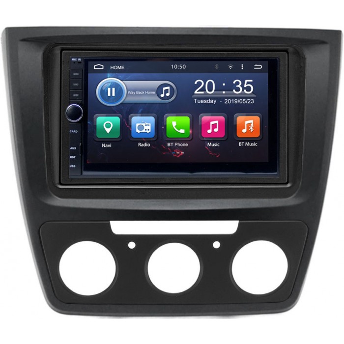 Магнитола в штатное место 2 din Skoda Yeti I 2009-2018 (с кондиционером) Canbox 3251-RP-11-584-402 Android 9 2/32GB