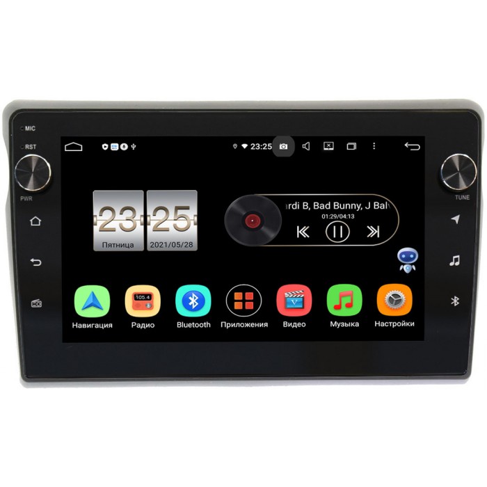 Штатная магнитола Toyota bB (2000-2005) Canbox BPX609-9-1024 на Android 10 (4/64, DSP, IPS, с голосовым ассистентом, с крутилками)