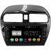 Штатная магнитола Mitsubishi Mirage VI (2012-2021) Canbox BPX409-9-129 на Android 10 (4/32, DSP, IPS, с голосовым ассистентом, с крутилками)