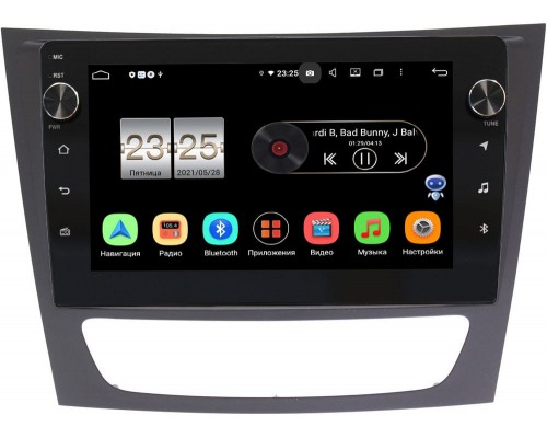 Mercedes E-klasse (W211) 2002-2009, CLS-klasse (C219) Canbox BPX409-9-451 на Android 10 (4/32, DSP, IPS, с голосовым ассистентом, с крутилками)