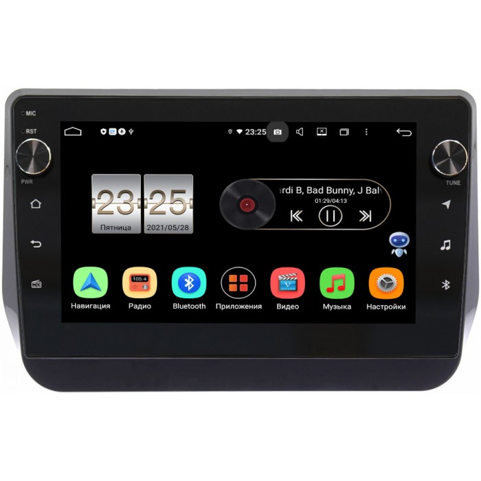 Штатная магнитола Hyundai Grand Starex Urban I 2017-2021 Canbox BPX409-9-465 на Android 10 (4/32, DSP, IPS, с голосовым ассистентом, с крутилками)