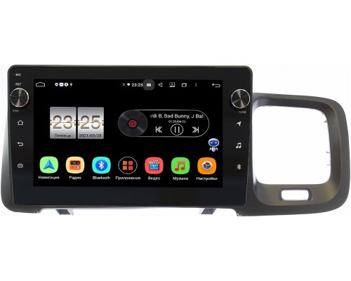 Volvo S60 (2010-2018) Canbox BPX609-748 на Android 10 (4/64, DSP, IPS, с голосовым ассистентом, с крутилками)