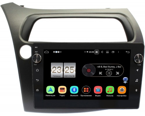 Honda Civic 8 (VIII) 5D 2005-2011 Canbox BPX409-9-HO107N на Android 10 (4/32, DSP, IPS, с голосовым ассистентом, с крутилками)