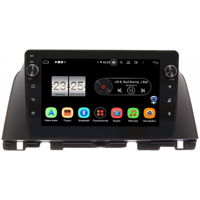 Штатная магнитола Kia Optima IV 2015-2021 для авто без камеры Canbox BPX610-10-647 на Android 10 (4/64, DSP, IPS, с голосовым ассистентом, с крутилками)