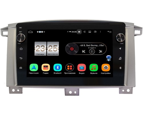 Toyota Land Cruiser 105 2002-2008 Canbox BPX409-9121 на Android 10 (4/32, DSP, IPS, с голосовым ассистентом, с крутилками) (для авто с МКПП)