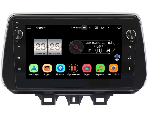 Hyundai Tucson III 2018-2020 Canbox BPX409-9158 на Android 10 (4/32, DSP, IPS, с голосовым ассистентом, с крутилками)