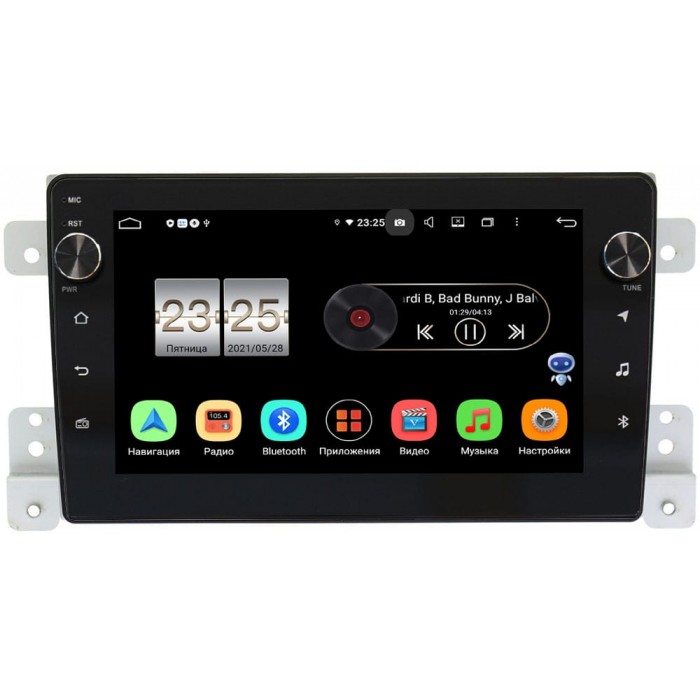 Штатная магнитола Suzuki Grand Vitara III 2005-2015 Canbox BPX409-9222 на Android 10 (4/32, DSP, IPS, с голосовым ассистентом, с крутилками)