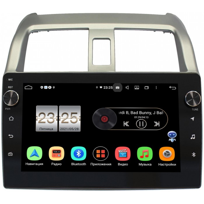 Штатная магнитола Honda Airwave (2005-2010) Canbox BPX609-9501 на Android 10 (4/64, DSP, IPS, с голосовым ассистентом, с крутилками)