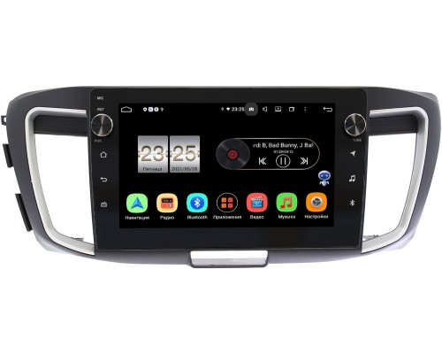 Honda Accord 9 (IX) 2013-2015 Canbox BPX610-10-1156 на Android 10 (4/64, DSP, IPS, с голосовым ассистентом, с крутилками)