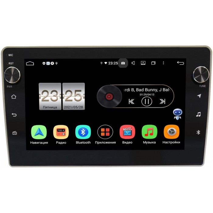 Штатная магнитола Nissan Cube III (Z12) 2008-2020 (правый руль) Canbox BPX610-10-351 на Android 10 (4/64, DSP, IPS, с голосовым ассистентом, с крутилками)