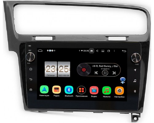 Volkswagen Golf 7 2012-2020 Canbox BPX410-10-469 на Android 10 (4/32, DSP, IPS, с голосовым ассистентом, с крутилками)