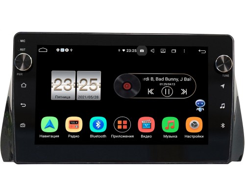 Toyota Prius IV (XW50) 2015-2021 Canbox BPX610-10-684 на Android 10 (4/64, DSP, IPS, с голосовым ассистентом, с крутилками)