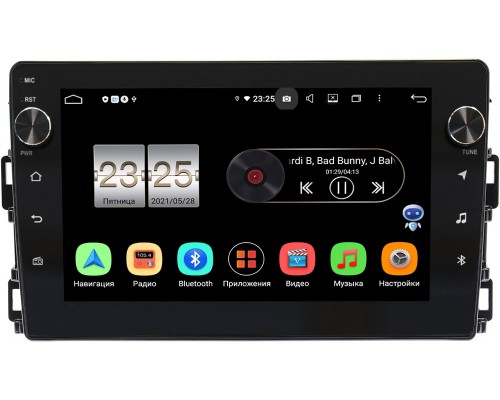 Toyota Allion II, Premio II (T26) 2016-2021 Canbox BPX610-TO330T на Android 10 (4/64, DSP, IPS, с голосовым ассистентом, с крутилками)