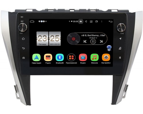 Toyota Camry V55 2014-2018 (для авто без камеры) Canbox BPX610-1045 на Android 10 (4/64, DSP, IPS, с голосовым ассистентом, с крутилками)
