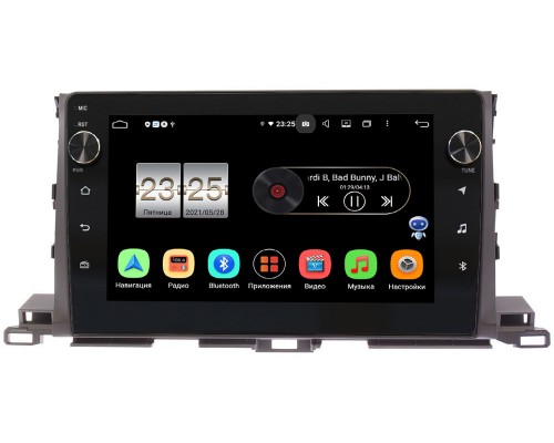 Toyota Highlander (U50) 2013-2019 Canbox BPX410-1035 на Android 10 (4/32, DSP, IPS, с голосовым ассистентом, с крутилками)