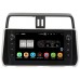 Штатная магнитола Toyota Land Cruiser Prado 150 2017-2021 Canbox BPX610-1038 на Android 10 (4/64, DSP, IPS, с голосовым ассистентом, с крутилками) (для авто без 4 камер)