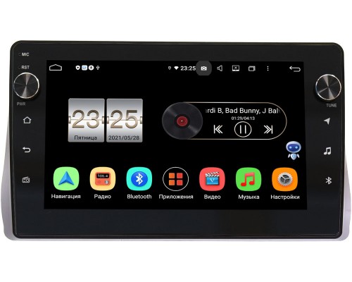 Toyota Wish II 2009-2017 Canbox BPX410-1066 на Android 10 (4/32, DSP, IPS, с голосовым ассистентом, с крутилками)