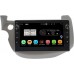 Штатная магнитола Honda Jazz II 2008-2014 (левый руль) Canbox BPX410-1067 на Android 10 (4/32, DSP, IPS, с голосовым ассистентом, с крутилками)