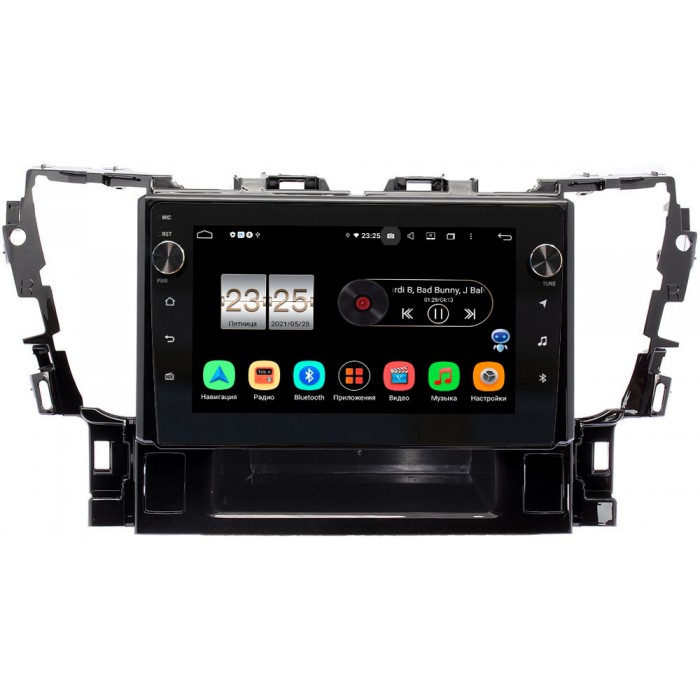 Штатная магнитола Toyota Alphard III 2015+ Canbox BPX610-1069 на Android 10 (4/64, DSP, IPS, с голосовым ассистентом, с крутилками)