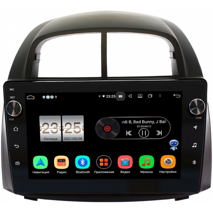Штатная магнитола Toyota Passo I 2004-2010 Canbox BPX610-1075 на Android 10 (4/64, DSP, IPS, с голосовым ассистентом, с крутилками)