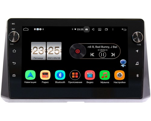 Toyota Corolla XII 2019-2021 Canbox BPX610-1078 на Android 10 (4/64, DSP, IPS, с голосовым ассистентом, с крутилками)