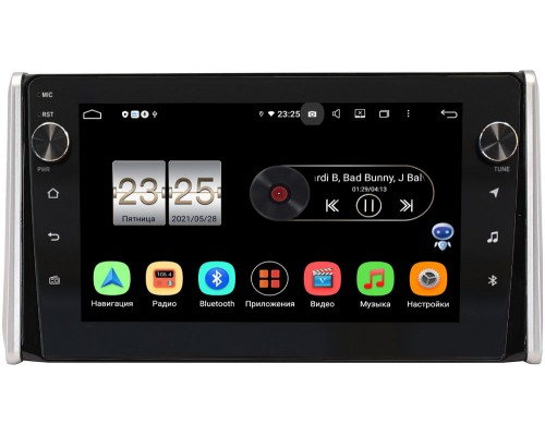 Toyota RAV4 (XA50) 2018-2021 Canbox BPX610-1097 на Android 10 (4/64, DSP, IPS, с голосовым ассистентом, с крутилками)