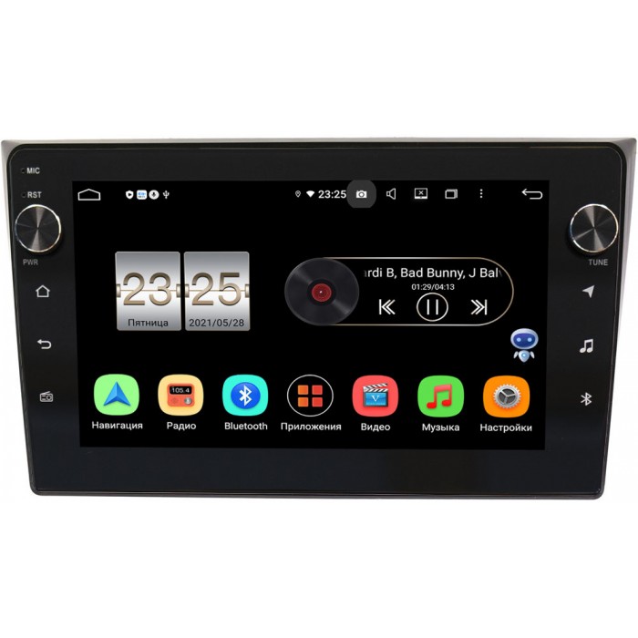 Штатная магнитола Mazda CX-9 I 2006-2016 Canbox BPX610-10-1119 на Android 10 (4/64, DSP, IPS, с голосовым ассистентом, с крутилками)