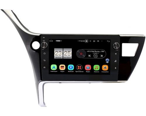 Toyota Corolla XI 2015-2020 для авто без камеры Canbox BPX610-10-1135 на Android 10 (4/64, DSP, IPS, с голосовым ассистентом, с крутилками)