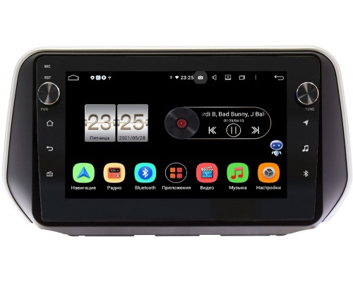 Hyundai Santa Fe IV 2018-2021 Canbox BPX610-10-1137 на Android 10 (4/64, DSP, IPS, с голосовым ассистентом, с крутилками)