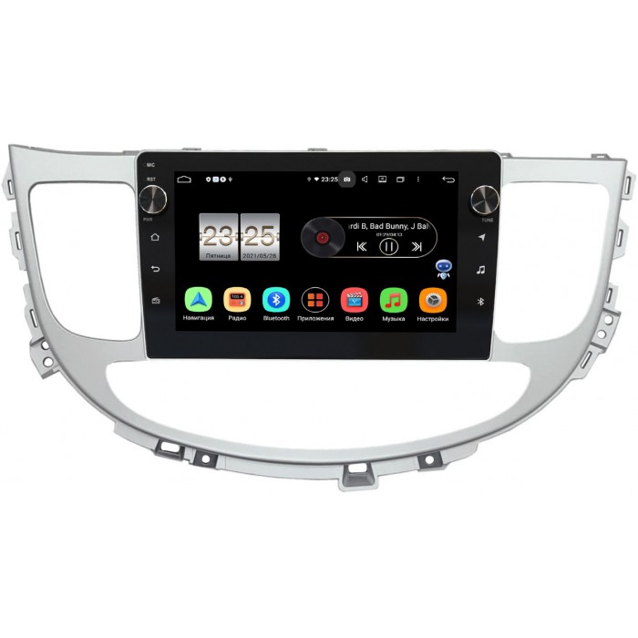 Штатная магнитола Hyundai Genesis (2008-2013) Canbox BPX409-1074 на Android 10 (4/32, DSP, IPS, с голосовым ассистентом, с крутилками)