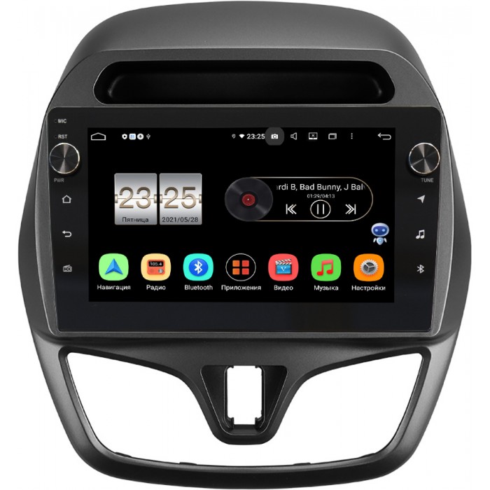 Штатная магнитола Chevrolet Spark IV 2015-2018 Canbox BPX409-1235 на Android 10 (4/32, DSP, IPS, с крутилками)